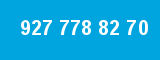 927 778 82 70 927 778 82 70